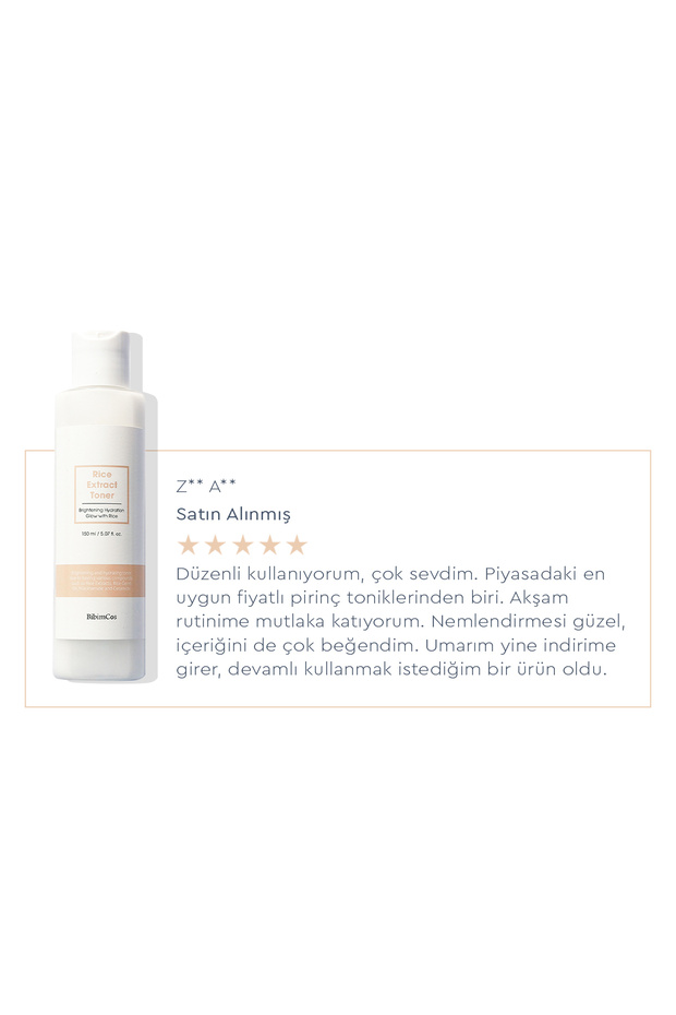 Rice Extract Toner 150ml Pirinç Özlü Tonik - 7