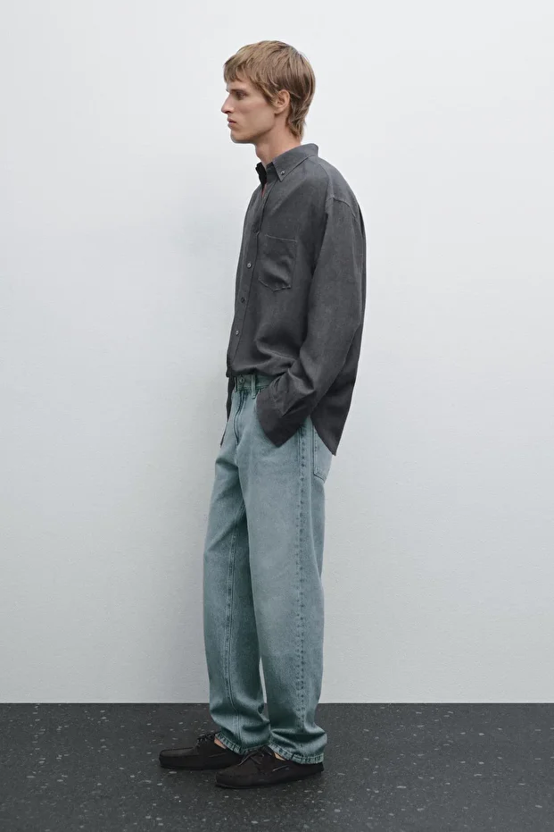 Tapered fit jean - 1