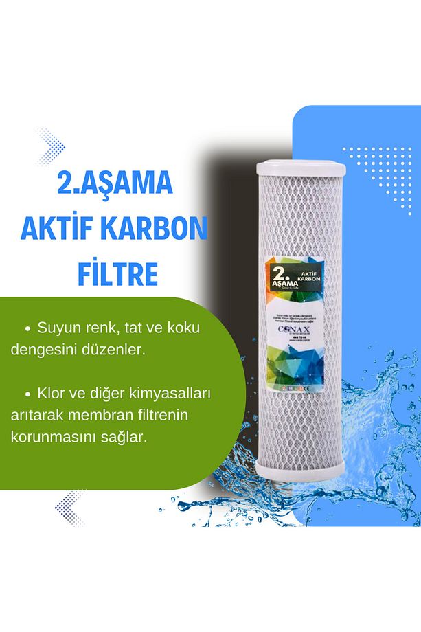Tüm Açık Kasalar Için Filtre Seti 1.5 Yıllık (ORJİNAL YENİ SERİ) 8+3 Aşamalı, Anahtar Hediyeli - 3