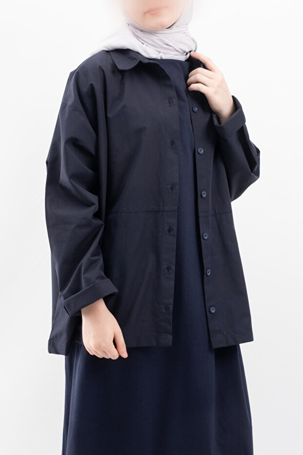 Oversize Kadın Gömlek - 1