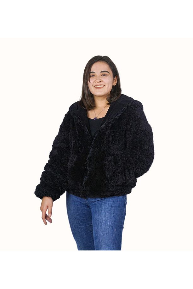 Pabtex Oversize Astarlı Peluş Mont Yüksek Kalite - 3
