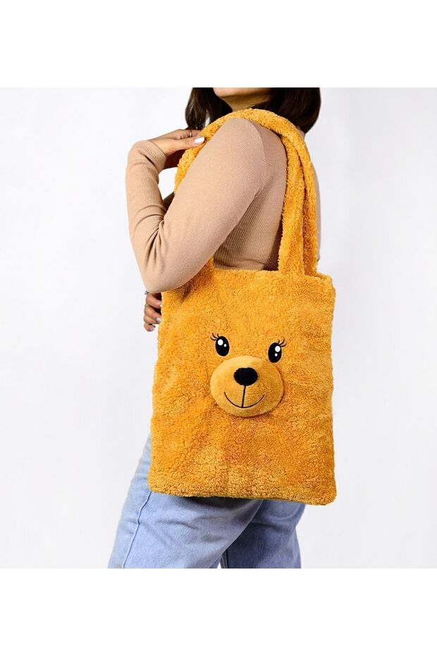 Pabtex Soft Plush Teddy Bear Shoulder Bag