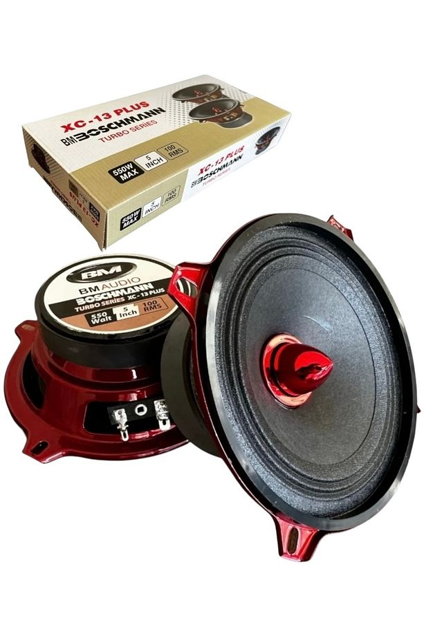Boschmann Navigo Kurşun Göbek 13 Cm Çifti 1100 Watt Profesyonel Midrange Hoparlör Takımı - 2