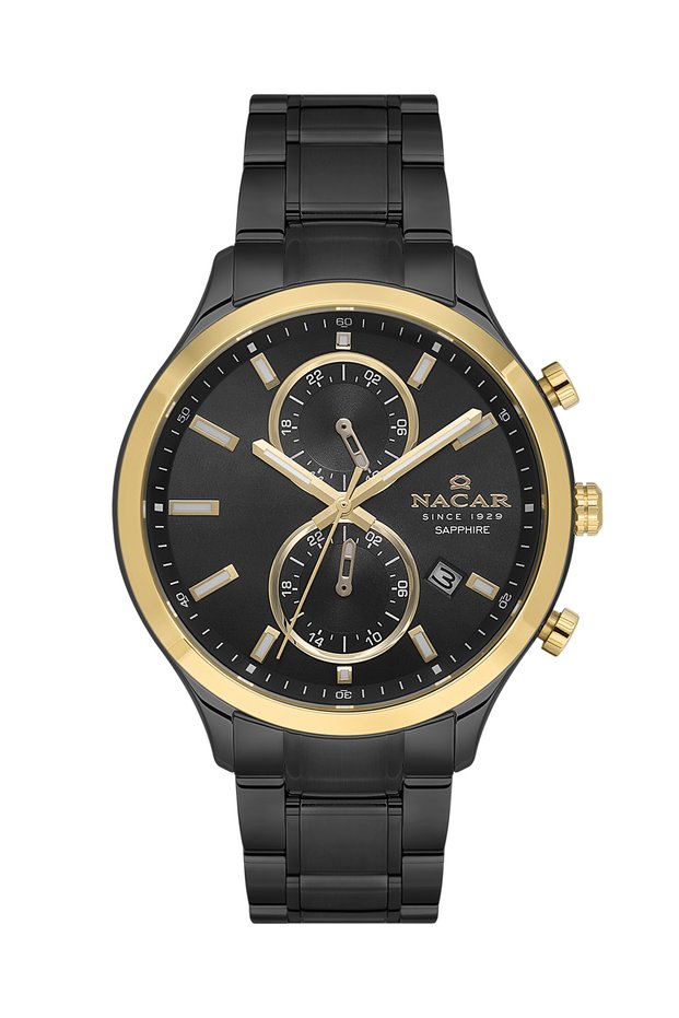 Sapphire Glass Sports Black Men's Wristwatch Nc33-298316G-Bbcm
