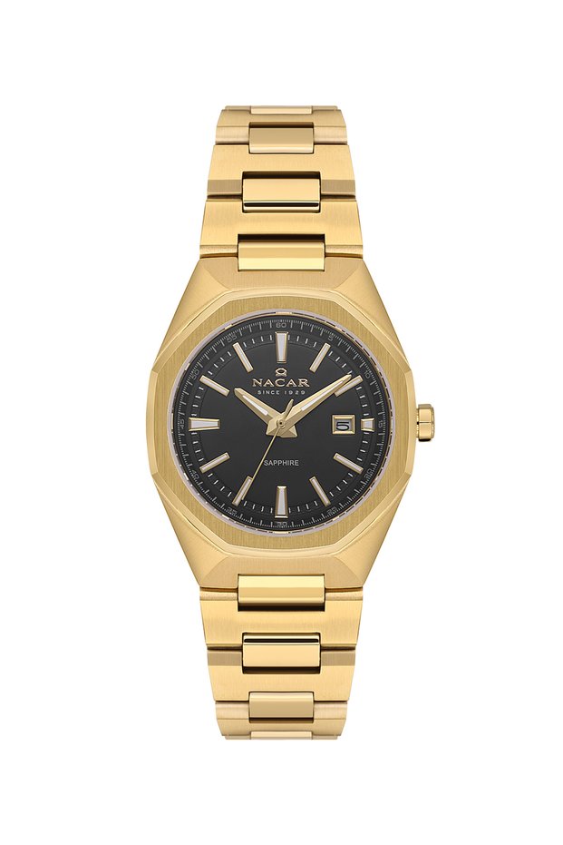 Sapphire Glass Sport Golden Women Wrist Watch Nc08-39430494-Dbm