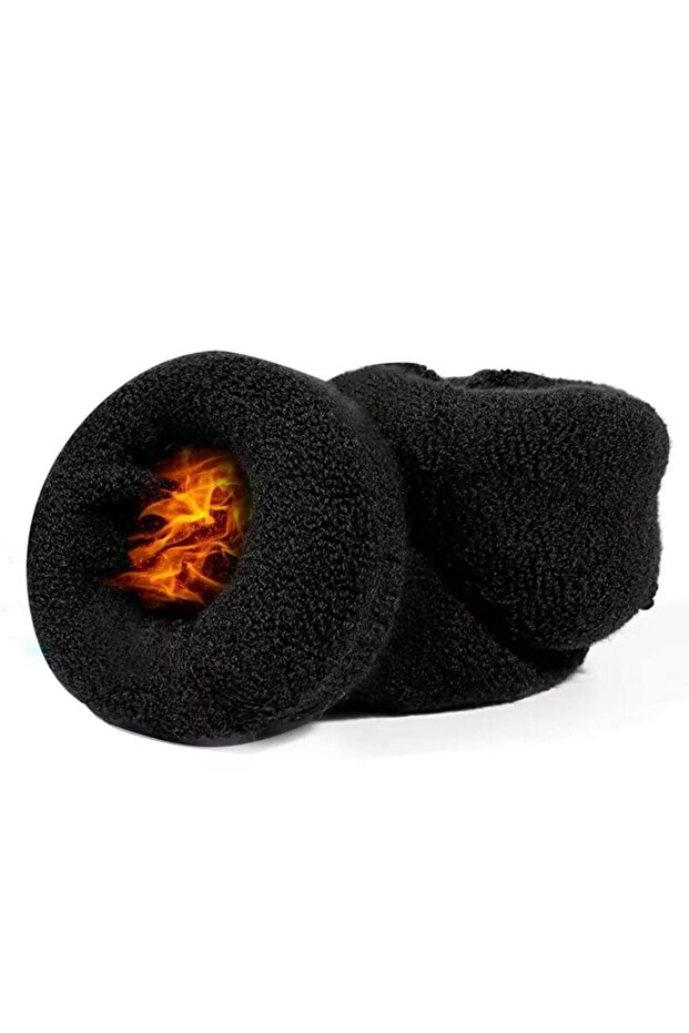 Thermal Unisex Winter Towel and Socks Set - 6 Pairs - 3