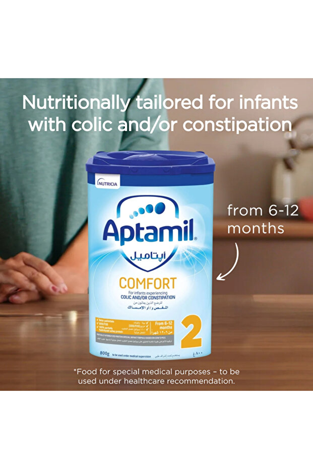 Comfort 2 Follow-on Formula Milk 6-12 Months, Colic & Constipation Support, 800g - 7
