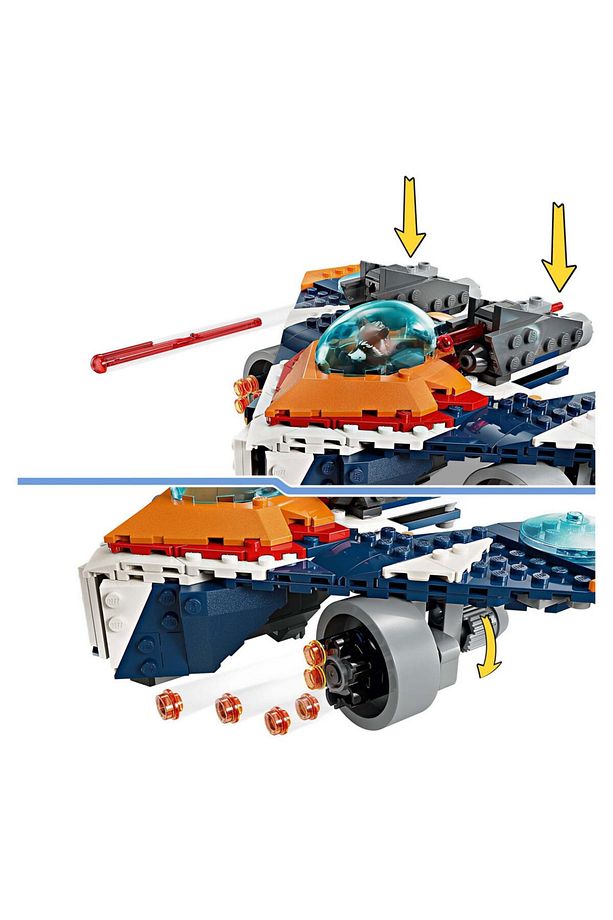 Marvel Rocket'in Warbird Aracı Ronan’a Karşı 76278 - 7