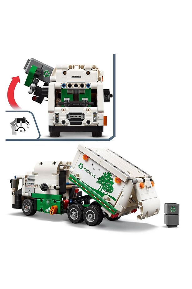 Technic Mack Lr Electric Çöp Kamyonu 42167 - 7