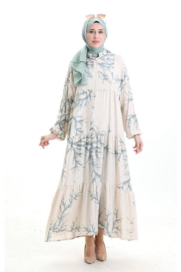 نموذج Alacati بأزرار منقوشة من Yildrım - 4