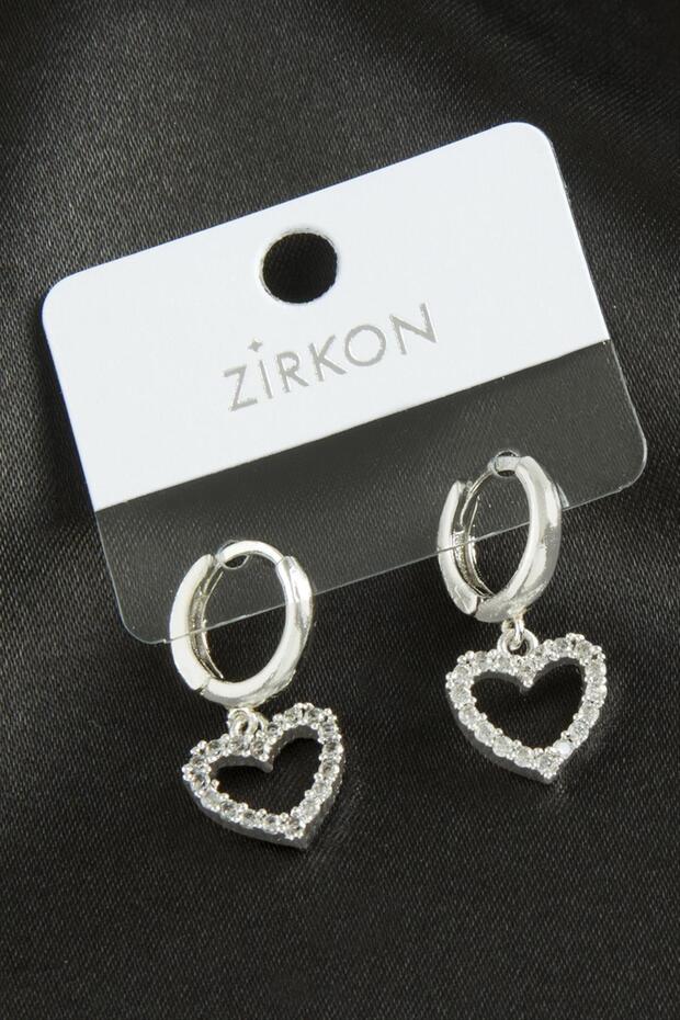 Heart Zircon Stone Earrings