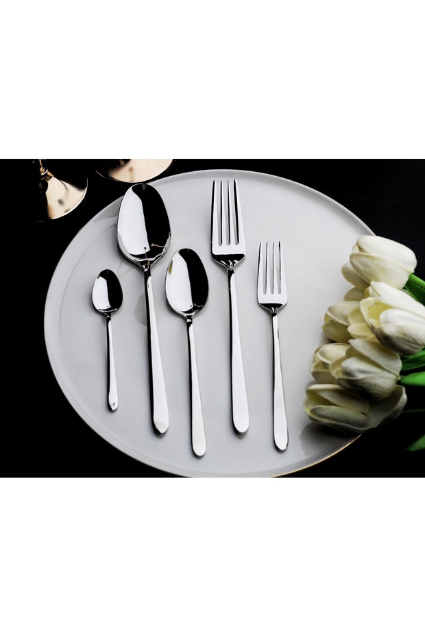 Vizyon 60 Piece 12 Person Stainless Steel Cutlery Set