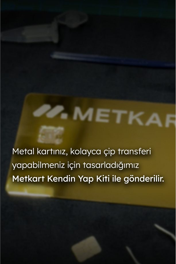 Yeni Nesil Metal Kart - JP Morgan | Çipini Tak Kullan, Paslanmaz Çelik, İsim Baskılı - 3