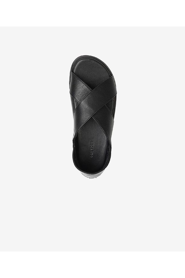 Kadın Siyah Hakiki Deri Sandalet 3Y2FS32270 - 3