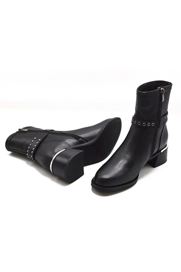 2352403k Kadın Deri Bot - 5