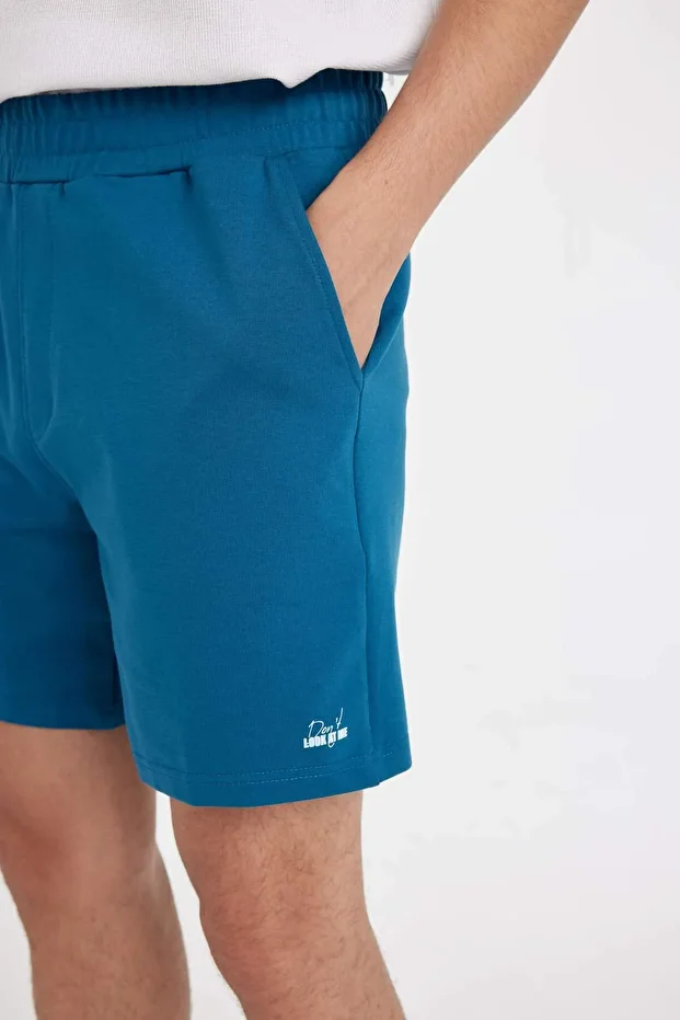 Slim Fit Dar Kesim Dar Paça Şort A3893ax24hs - 5
