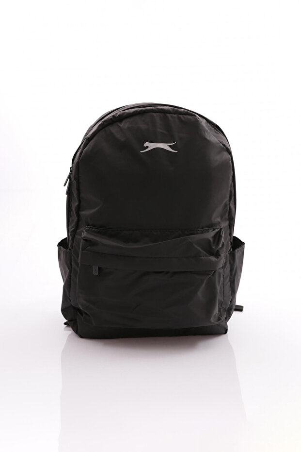 24002 Model Batik Patterned Black Backpack - 1