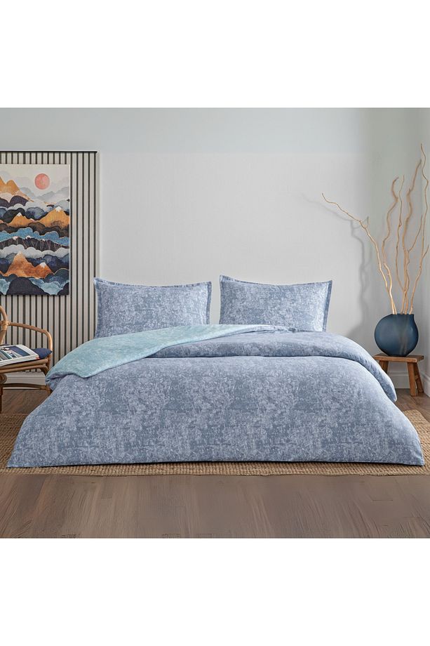 Taç Shimmer Seç&Ser Tek Kişilik Nevresim Takımı Lacivert - 1