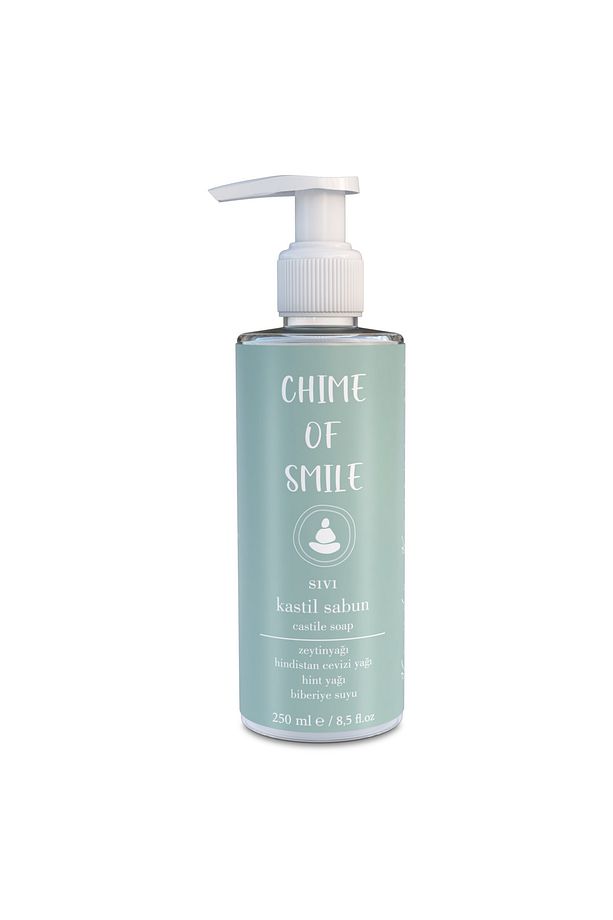 Doğal Sıvı Kastil Sabun Zeytinyağı,hindistancevizi Yağı,hint Yağı,biberiye Kastil Sabun 250ml - 1