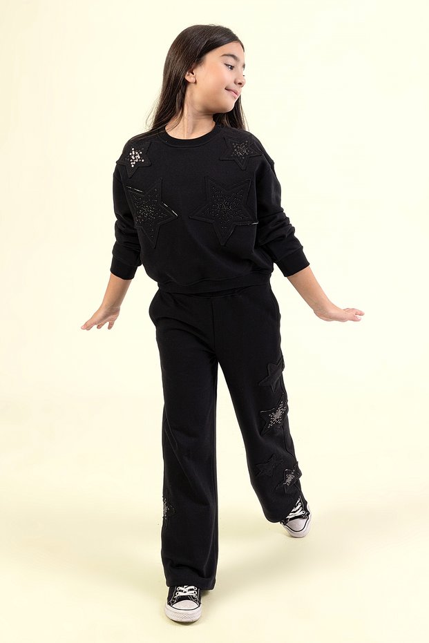 Girl's Starry Tracksuit Set