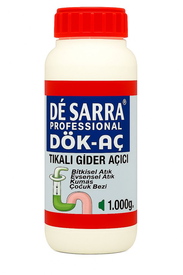 Dök Aç Lavabo Wc Banyo Açıcı 1000 gr - 1