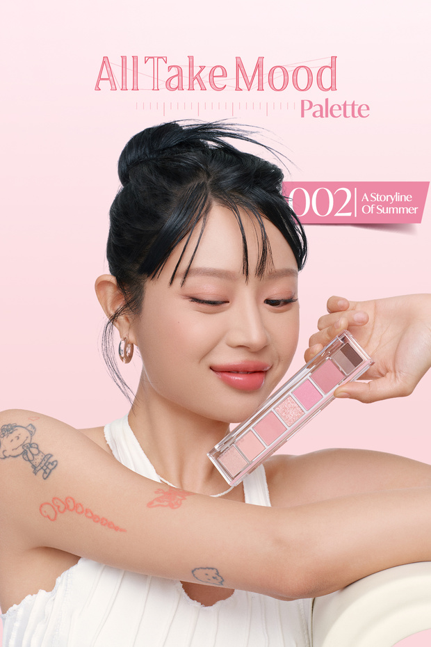 Peripera All Take Mood Palette 002 - 5 Different Pigmented Textured Headlight Palette, a Storyline of Summer - 1