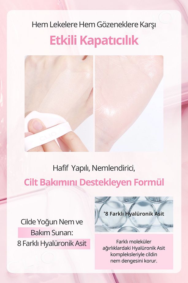 Hyalüronik Asit Içerikli Kill Cover Mesh Glow Essential Cushion Set (23N GİNGER) Spf50 Pa - 7