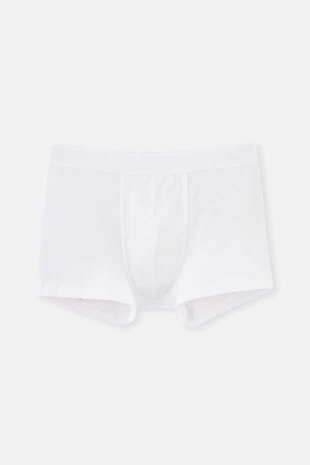 Beyaz Compact Düz 3'lü Boxer - 2