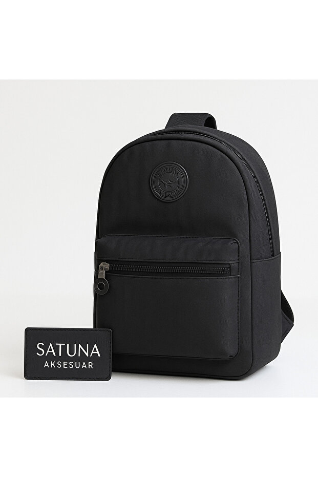 Small Size Women's Black Backpack Suitable for Daily Use