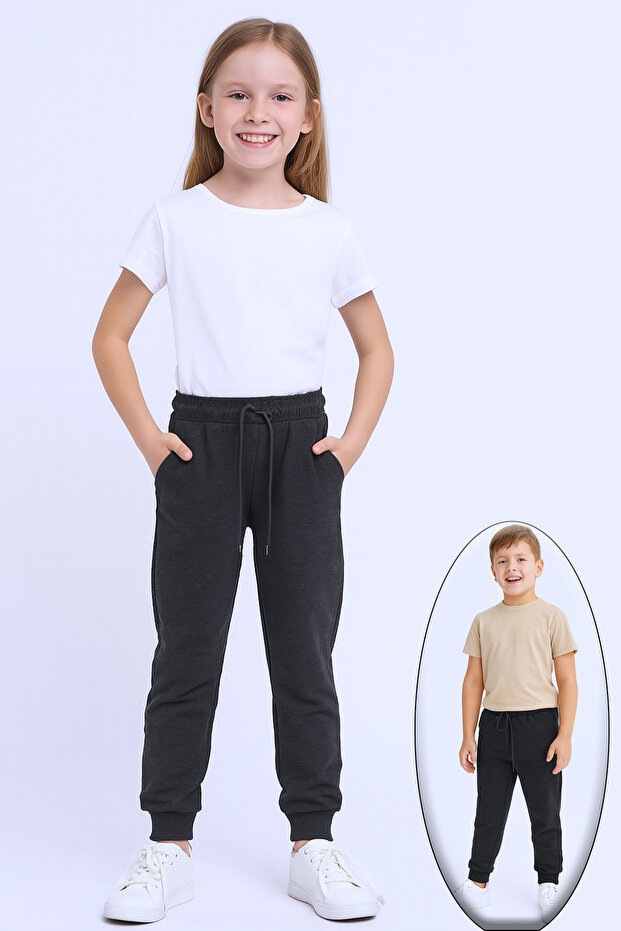 Children's Unisex School Track Pants Ribbed C8