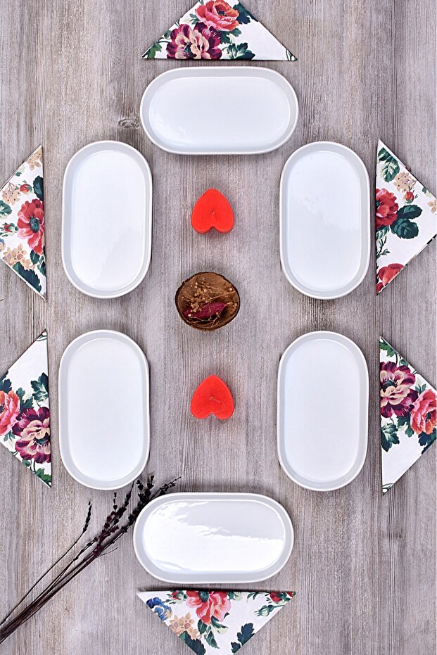 12 Parça Kahvaltılık Sunum Seti&tabağı - 5