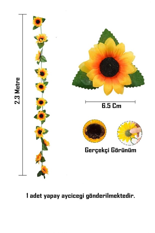 Ayçiçeği Yapay Sarmaşık - 3