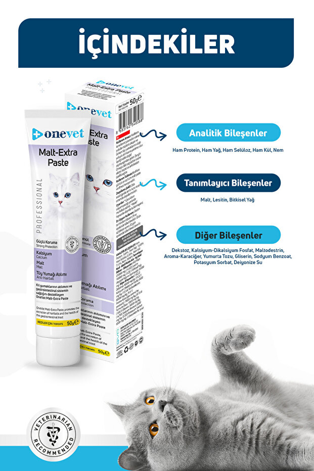 Malt Extra Paste Tüy Yumağı Önleyici Kedi Maltı 50 Gr - 5