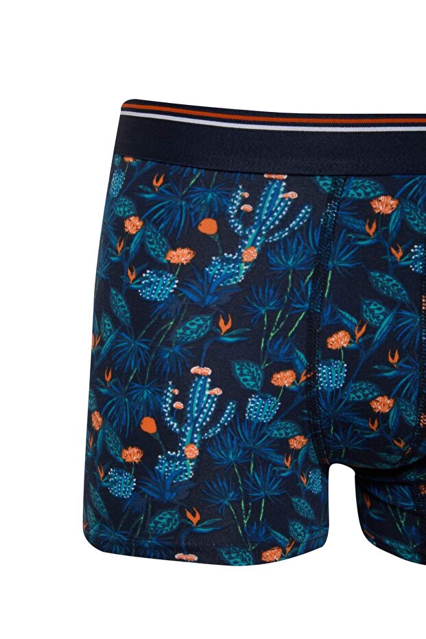 Regular Fit Floral 3'lü Boxer E2923AX25SP - 4