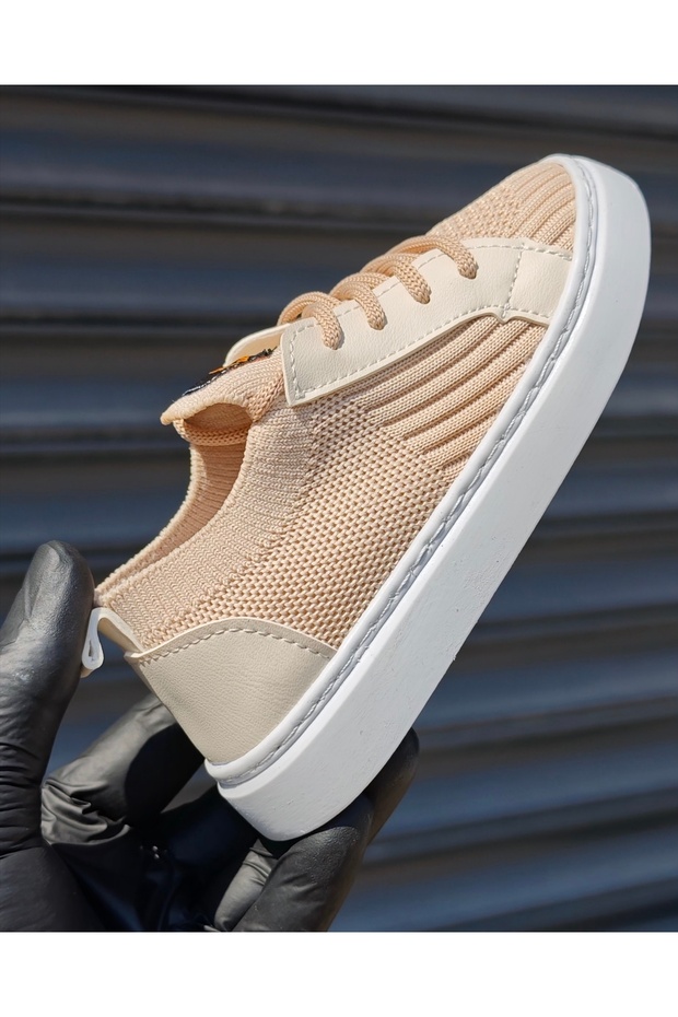 Çocuk Ayakkabı,Ağzı Lastikli Triko Örme - 6