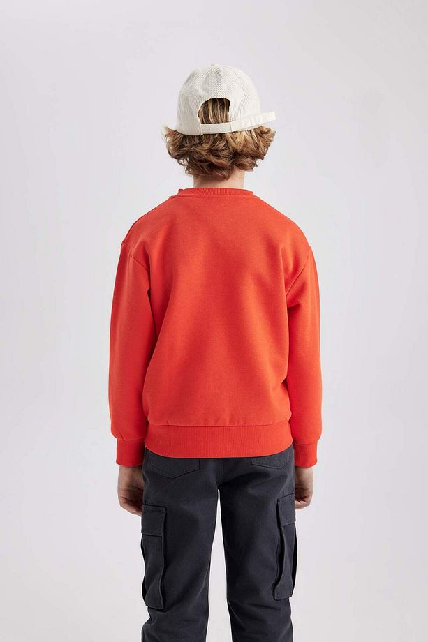 Erkek Çocuk Regular Fit Bisiklet Yaka Sweatshirt B7772a8ns - 3