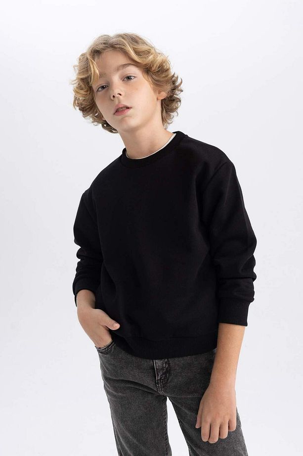 Erkek Çocuk Regular Fit Bisiklet Yaka Sweatshirt B7772a8ns - 4