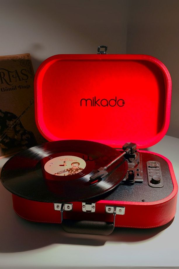 Nostalgia Mn-101 Pikap Kırmızı Usb Rca Bluetooth Müzik Kutusu - 6