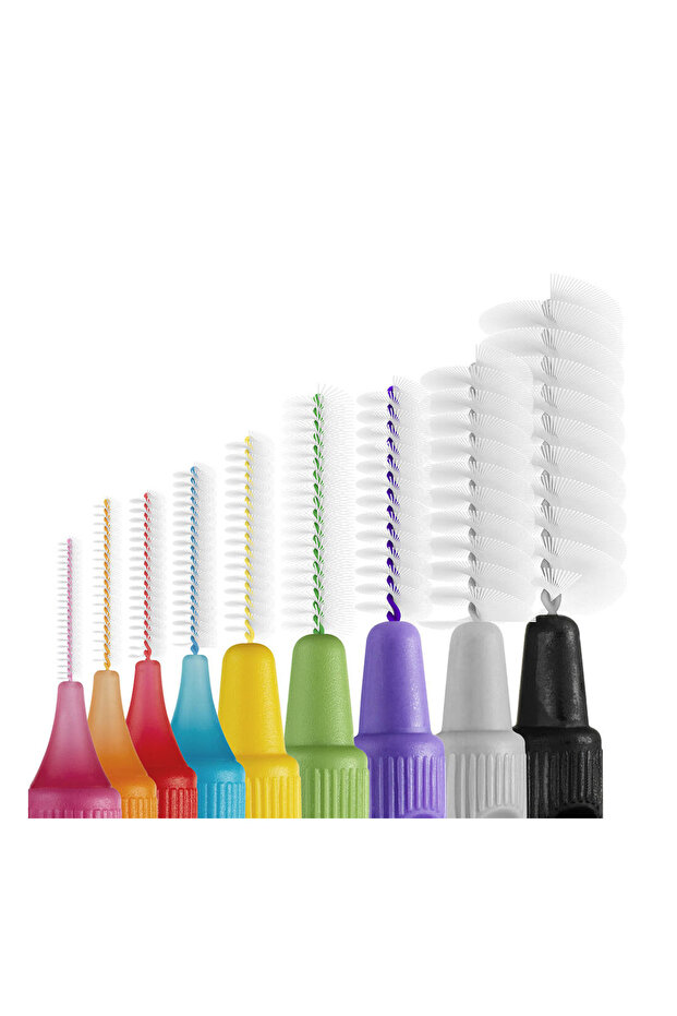 فرشاة واجهة 8 قطع متعددة الألوان - 4