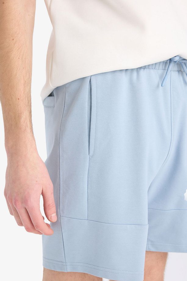 Slim Fit Dar Kesim Dar Paça Basic Düz Şort B8674AX25SP - 5