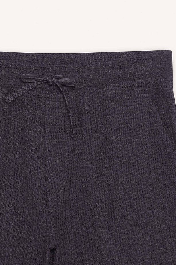Relax Fit Beli Bağcıklı Bermuda Şort E1236AX25SM - 8