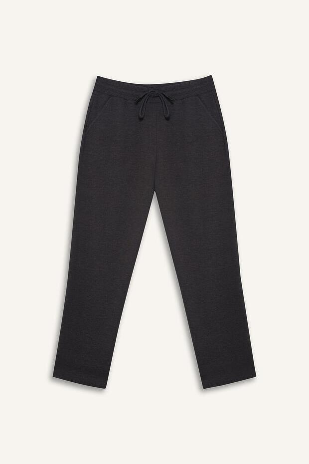 Regular Fit Cepli Düz Paça Dokulu Eşofman Altı D7603ax25sp - 7