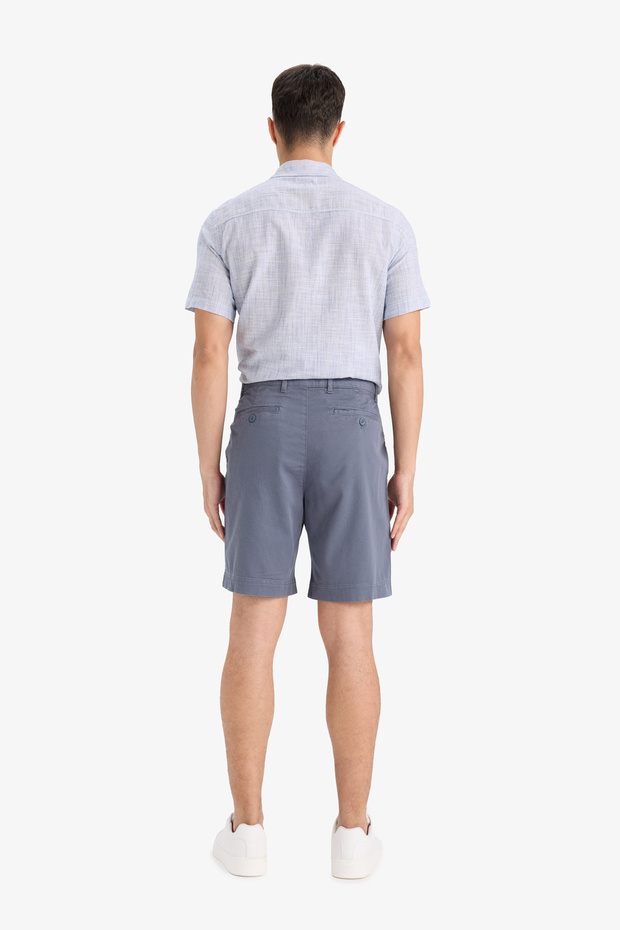 Regular Fit Dokulu Bermuda Şort E2234ax25sm - 6