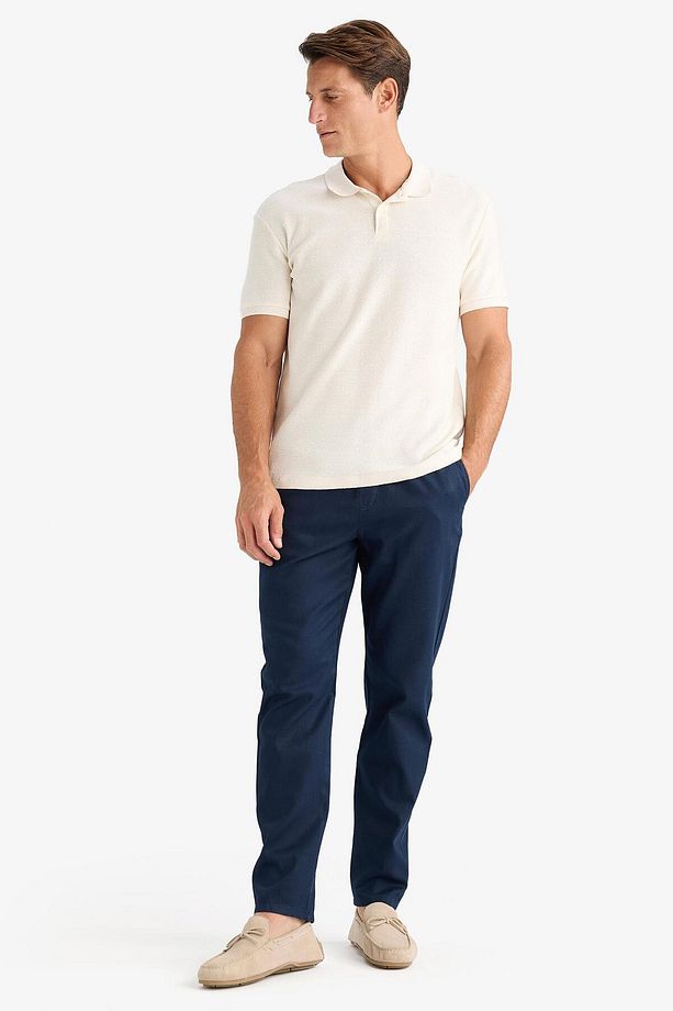 Yazlık Jogger Pantolon Basic Düz Cepli Dar Paça B4091ax24sp - 4