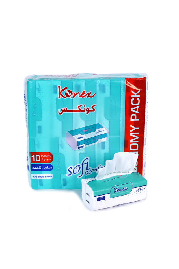 مناديل كونكس 300 منديل مفرد عدد 50 عبوة - 3
