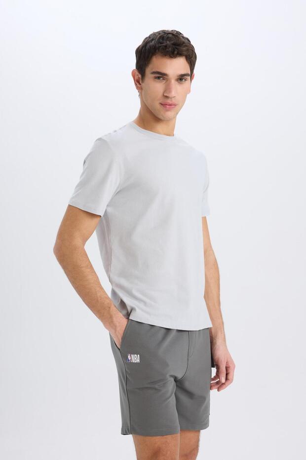 DeFactoFit NBA Brooklyn Nets Standart Fit Kısa Paça Şort D8620AX25SP - 3