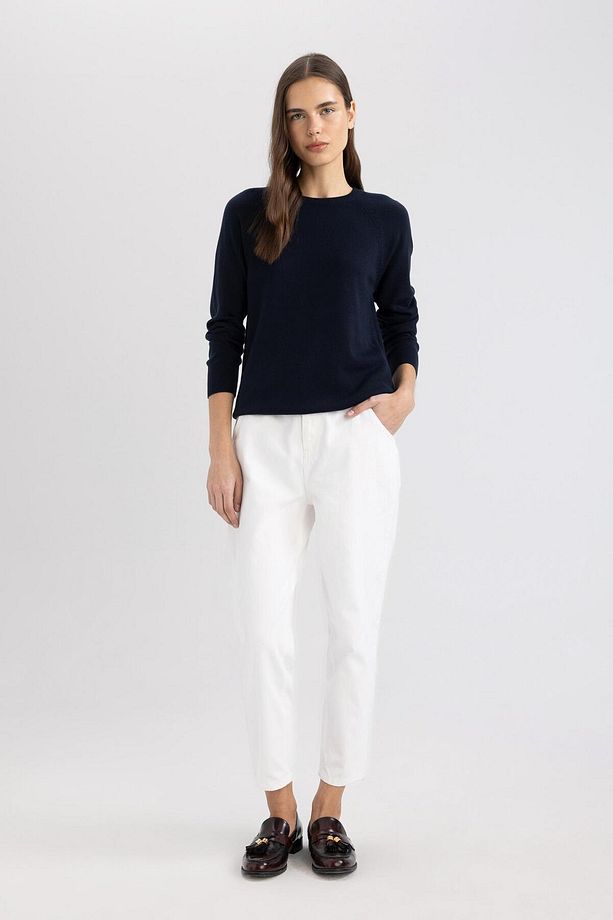Regular Fit Bisiklet Yaka Basic Kazak I6913az23wn - 6