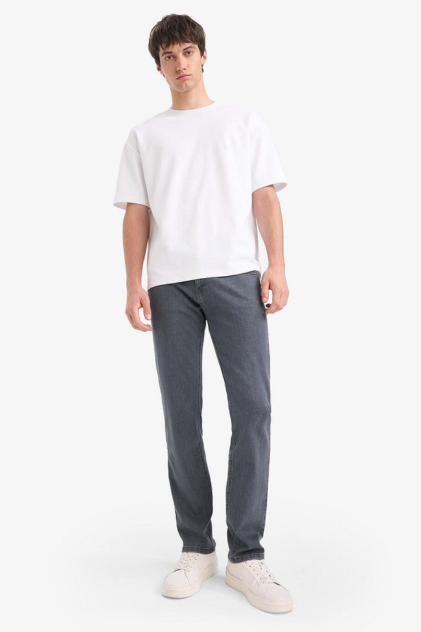 Sergio Regular Fit Normal Kalıp Normal Bel Boru Paça Jean Pantolon E7266ax25sm - 2