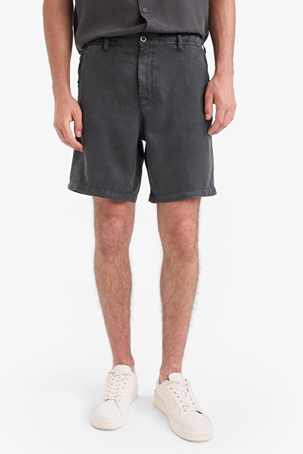 Relax Fit Bermuda Şort E0804AX25SM - 5