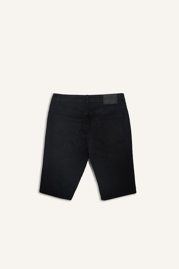Regular Fit Jean Bermuda Şort E5979AX25SM - 8